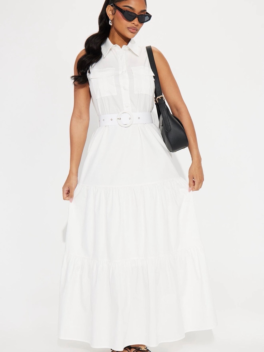 Fashion nova poplin maxi dress - Picture 1 of 3